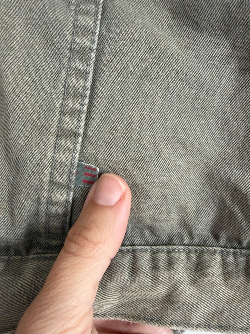 ESPIRIT Cropped boxy Olive Green Denim Jacket - Picture 4 of 9